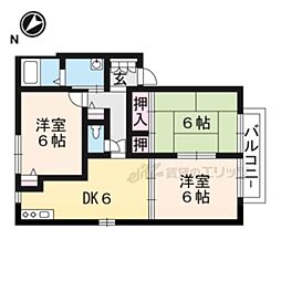 ピオニ8 3DKの間取図画像