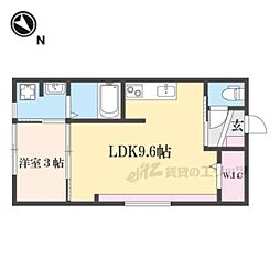 エクセルピーク 1LDKの間取図画像