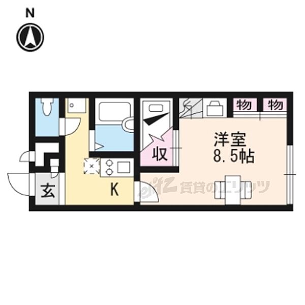 レオパレスヴァン 201｜滋賀県蒲生郡日野町大字大窪(賃貸アパート1K・2階・23.18㎡)の写真 その2