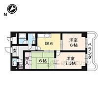 ヴィラ51 405 ｜ 滋賀県草津市西草津２丁目（賃貸マンション3DK・4階・58.86㎡） その2