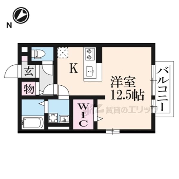 滋賀県彦根市西今町(賃貸アパート1R・1階・33.12㎡)の写真 その2