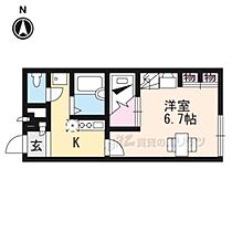 レオパレス浜大津 105 ｜ 滋賀県大津市大門通（賃貸アパート1K・1階・20.28㎡） その2