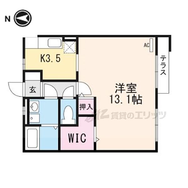 滋賀県甲賀市甲南町寺庄(賃貸アパート1K・1階・40.36㎡)の写真 その2