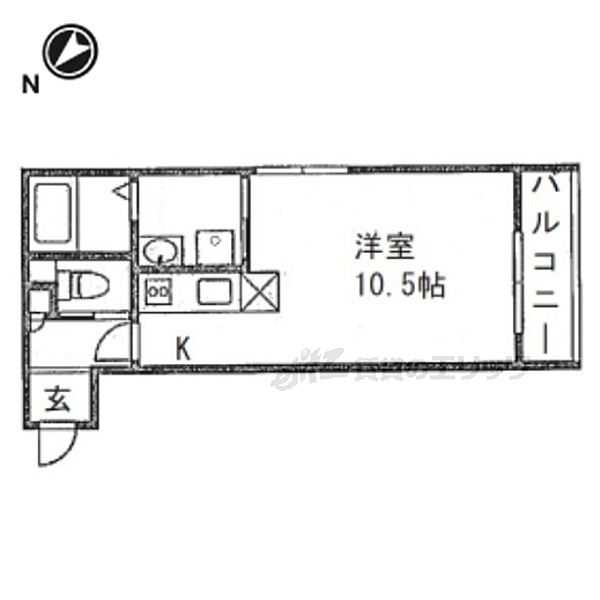 セルフィーユ下之郷 203｜滋賀県守山市下之郷１丁目(賃貸アパート1R・2階・27.12㎡)の写真 その2