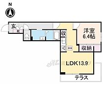 シャーメゾン　テミス 102 ｜ 滋賀県米原市下多良３丁目（賃貸マンション1LDK・1階・51.75㎡） その2