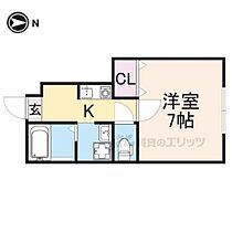 滋賀県湖南市岩根中央２丁目（賃貸アパート1K・1階・23.33㎡） その2