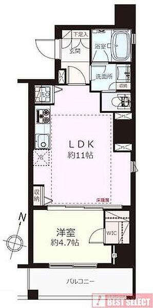 間取りを拡大表示