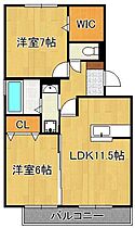 サンタ・アンジェリ  ｜ 福岡県北九州市若松区鴨生田4丁目（賃貸アパート2LDK・3階・58.37㎡） その2