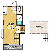 シティベールふれんどA棟  ｜ 福岡県北九州市八幡西区大浦1丁目（賃貸アパート1R・2階・21.00㎡） その2