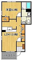 アルベロ  ｜ 福岡県北九州市若松区大字畠田（賃貸アパート1LDK・1階・46.49㎡） その2