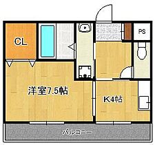 グレイシス浅川I  ｜ 福岡県北九州市八幡西区浅川1丁目（賃貸マンション1K・4階・30.23㎡） その2