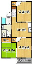 西二島ハイツ 2階