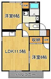 フラッターＭ 2階