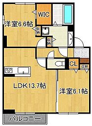 ソレールヴィラ・クレスト 2階