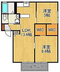 ディアスタウンＡ 2階