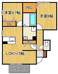 サンヒルズ愛坂　Ｂ棟 1階
