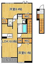 アンジュ本城 2階