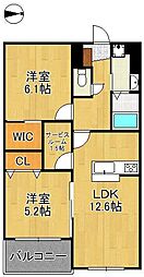 Grand Chariot OHIRAKI 2SLDKの間取図画像