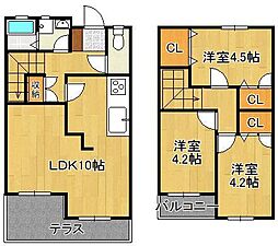 藤原テラスハウスA 1階