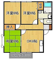 アザレア藤原Ｊ棟 2階
