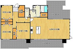 レジェンド111 3LDKの間取図画像