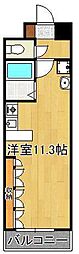 サンシティー則松 ワンルームの間取図画像