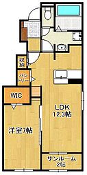 サングレイス橘 A 1階/-