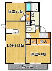物件の間取り