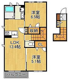 シャーメゾンリシェスII 2階/-