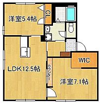 クエストヒル陣原B  ｜ 福岡県北九州市八幡西区陣原4丁目（賃貸アパート2LDK・1階・54.81㎡） その2