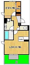 D-room熊西  ｜ 福岡県北九州市八幡西区熊西1丁目（賃貸アパート1LDK・1階・40.03㎡） その2