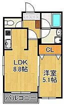 プレステージ森下  ｜ 福岡県北九州市八幡西区森下町（賃貸マンション1LDK・1階・36.08㎡） その2