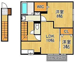 セジュールＳ・Ａ 2階