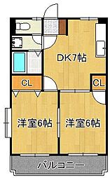 シャトレ若葉 3階/-