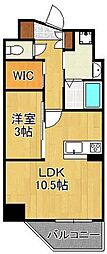 レジェンド黒崎2 1LDKの間取図画像