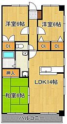 ネオパトス.SI 3LDKの間取図画像