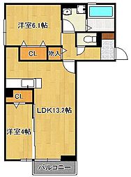 シェルフ宮丸 A棟 1階/-