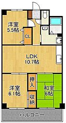 グリーンヴィレッジ則松 3階