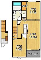 ボニート・アンジュIII  ｜ 福岡県直方市大字感田（賃貸アパート2LDK・2階・59.58㎡） その2