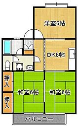 間取図画像 3DK