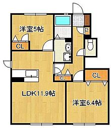 マインフェルトＢ棟 1階