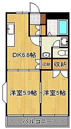 リバーグレイス 2階