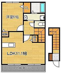 ユニゾン大平Ｂ棟 2階