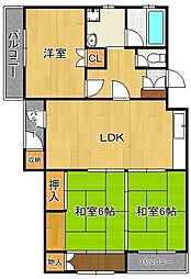 アンシャンテ八幡西 2階