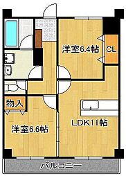 タウンフォート 2階