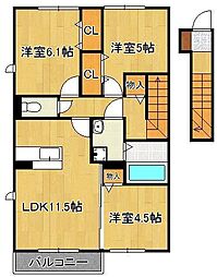 フォレスト三ヶ森 2階