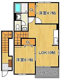 ファミーユ・K　B 2階