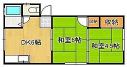 サンハイツ西山 2階