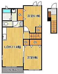 ファミーユ・H 2 2階