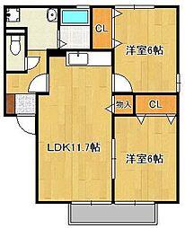 クレール塚の原A 1階/-